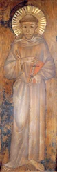 Portrét svatého Františka, kolem roku 1285
